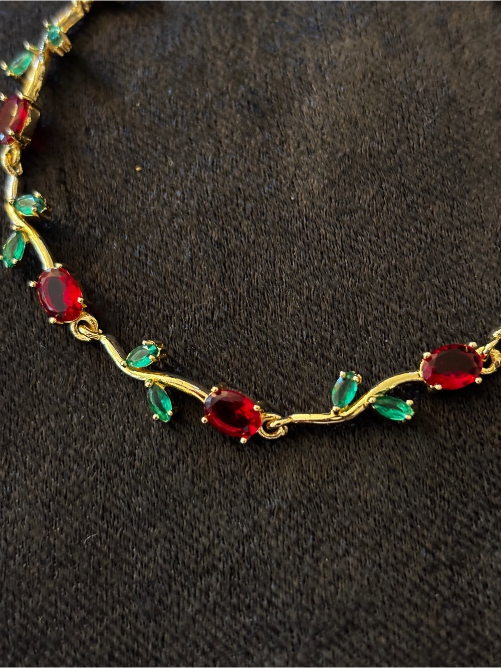 1.4mm Yellow Gold Rose-Inspired CZ Bracelet 8 in. - Picture 7 of 9